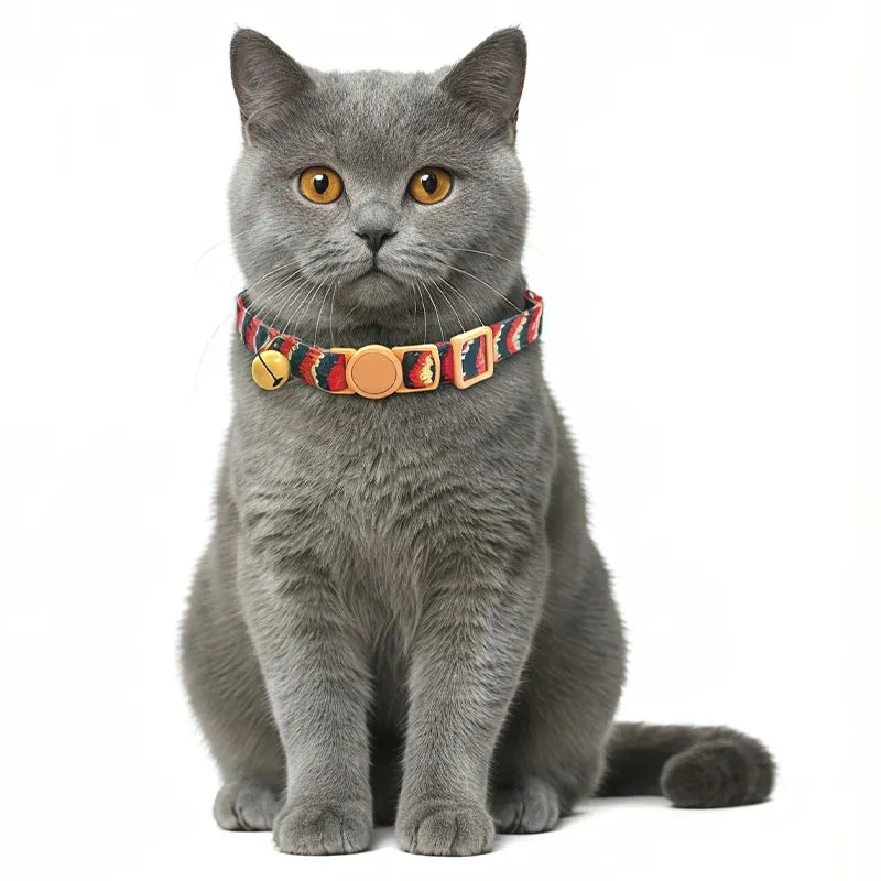 Cute Breakaway Cat Collar Bell Adjustable Soft Small Cats