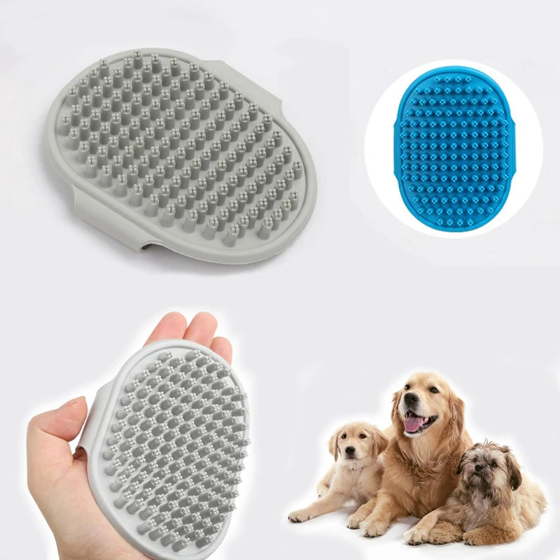 Rubber Massage Bath Brush with Adjustable Ring Handle
