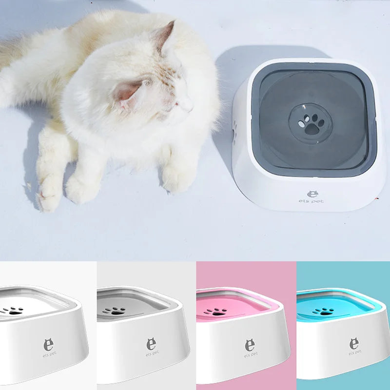 Floating Anti-Overflow Portable Water Bowl for Pets