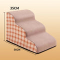 2-3 Step Pet Stair Ramp Ladder for Dogs Cats Non-Slip Foam