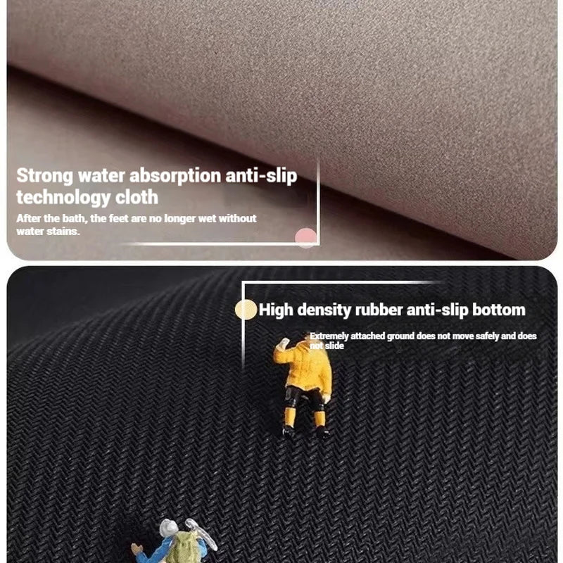 Quick-Drying Cartoon Anime Soft Shower Room Bath Mat