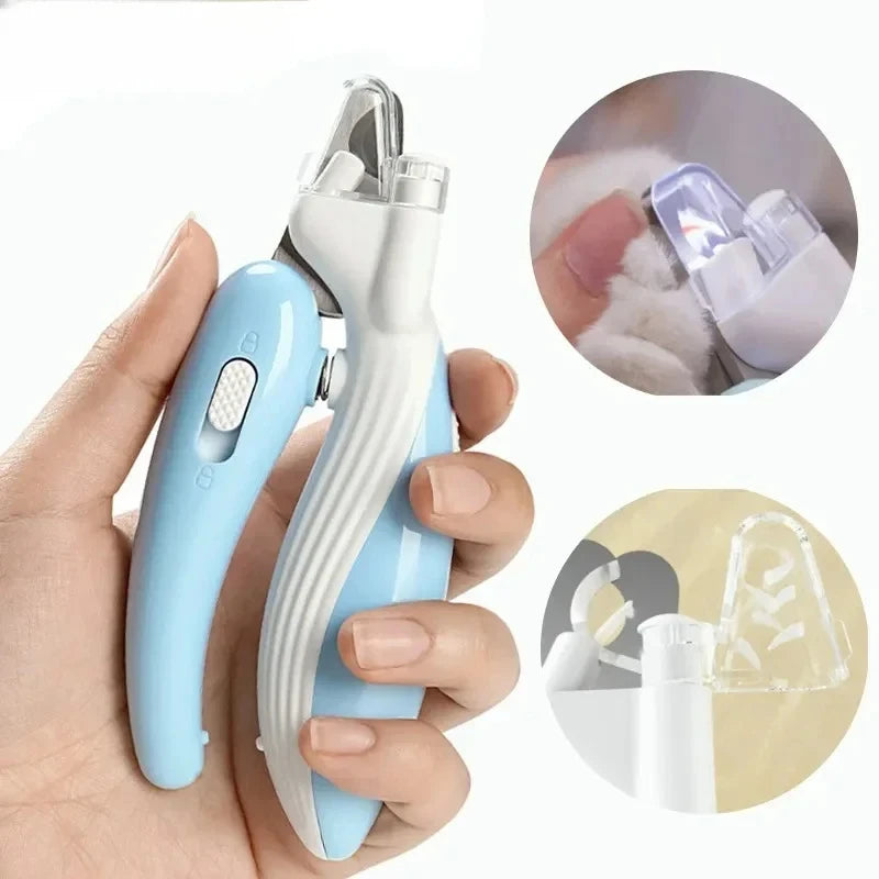 Professional LED Pet Nail Clippers Claw Trimmer