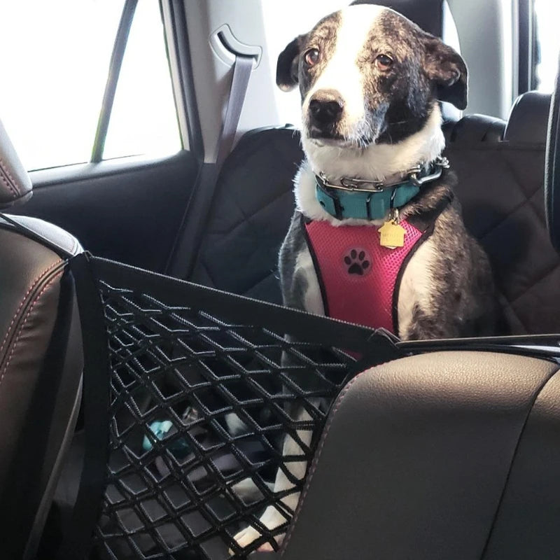 Pet Car Isolation Net for Dogs Anti-Fall Travel Safety