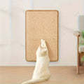 Wall-Mounted Sisal Cat Scratcher Mat - Durable Scratch Pad for Indoor Cats