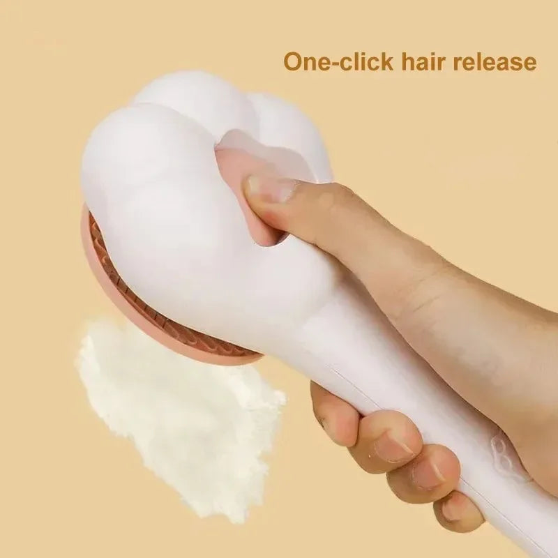 Cute Cat Paw Grooming Brush Massage Comb Hair Removal Cats Dogs