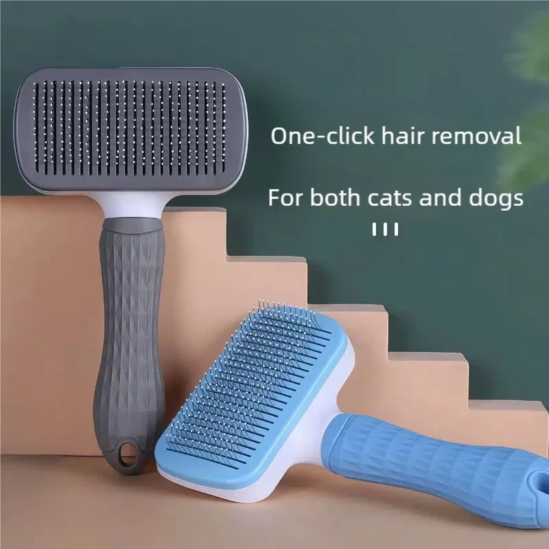 Self-Cleaning Pet Hair Remover Dematting Comb for Pets