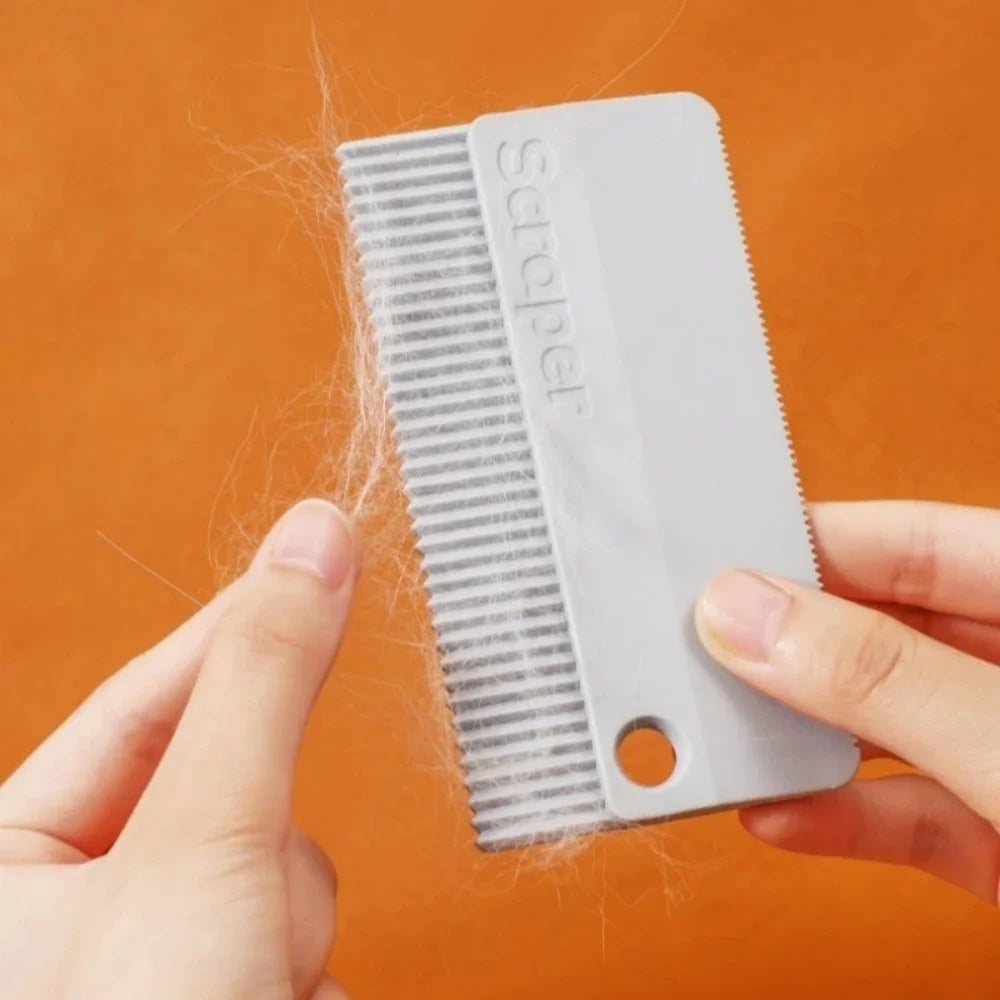 Pet Hair Removal Brush Cat Fur Scraper Adhesive Cleaning Tool