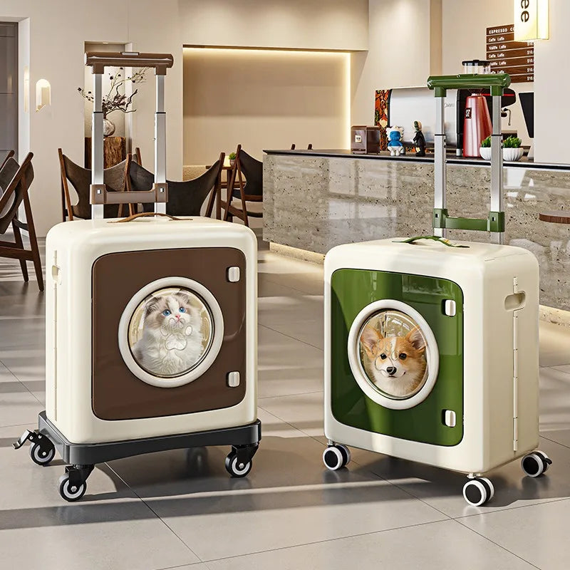 Lightweight Foldable Pet Stroller Airline Approved Carrier