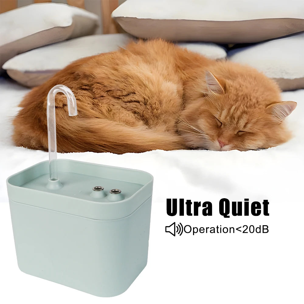 PawJoy 1.5L Mute Fountain | Silent Cat Water Fountain USA