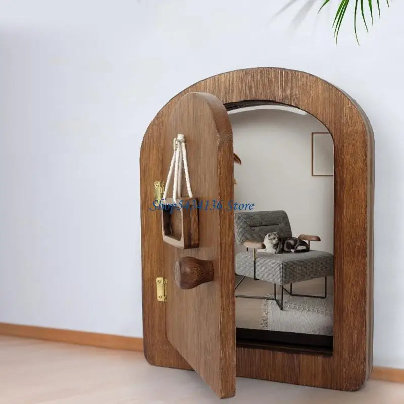 Pet Access Door for Small Dogs Cats Apartment Outdoor Exploration
