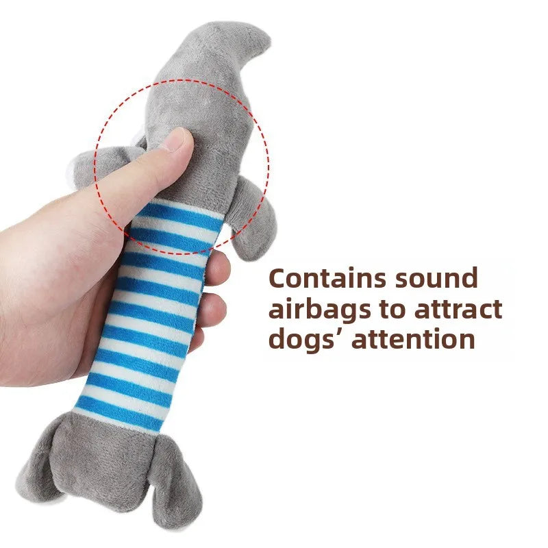 Plush Vocal Animal Toy for Cats & Dogs — Pig, Duck & More