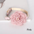 Camellia Flower Cat Collar Cute Princess Birthday Adjustable