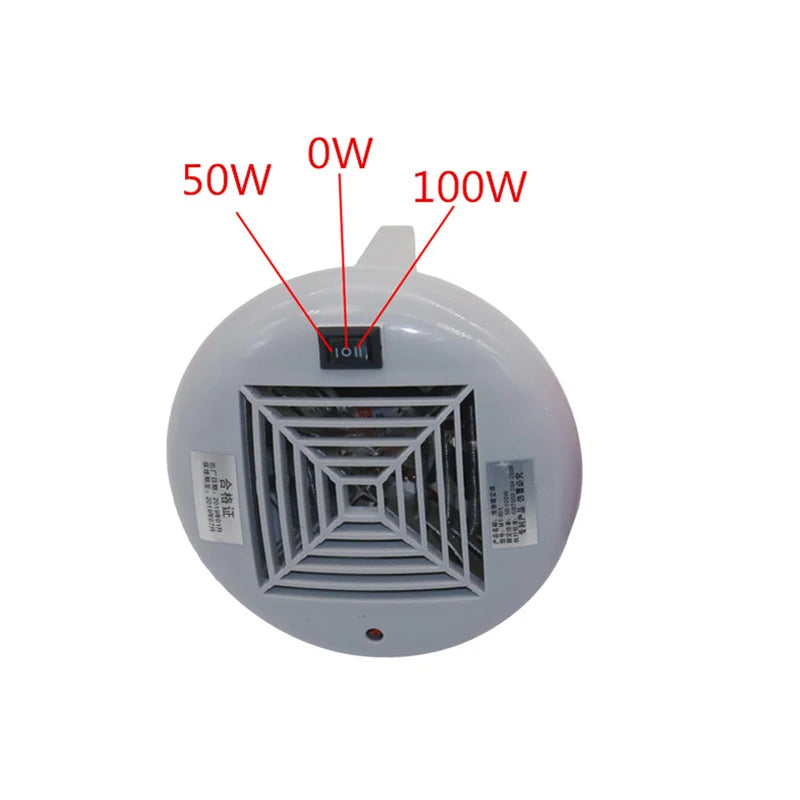 220V Pet Heating Lamp with Temperature Controller for Small Animals
