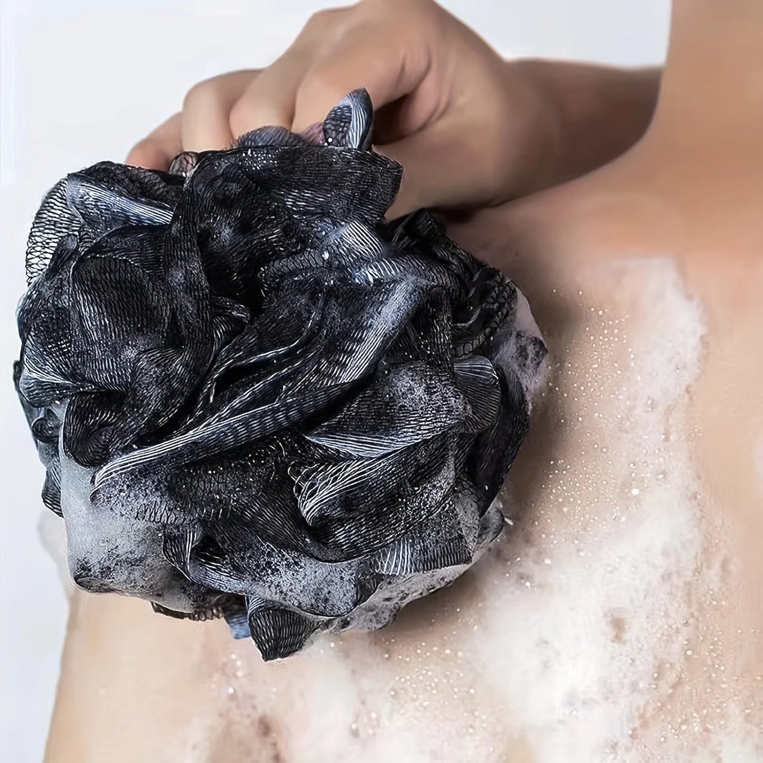 Exfoliating Body Scrubber Set Back Scrubber Bath Glove Loofah