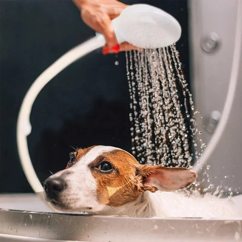 Pet Dog Bath Head Puppy Grooming Washing Sprayer Extra Long Tube Massage
