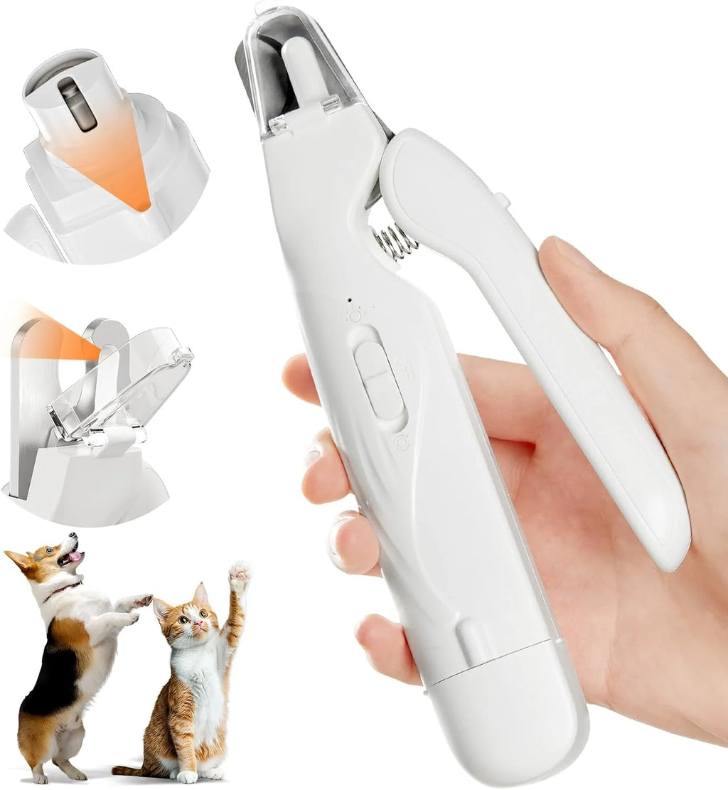 Quiet Pet Nail Grinder with Dual LED Lights