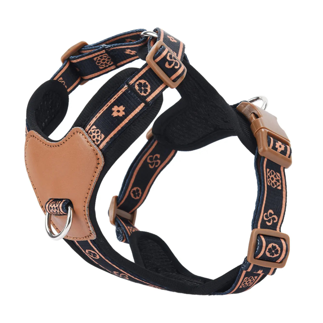 Classic Adjustable Dog Harness Durable Alloy Ring | PawJoyKwT