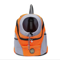 Front-Fold Pet Backpack Carrier with Ventilation Mesh