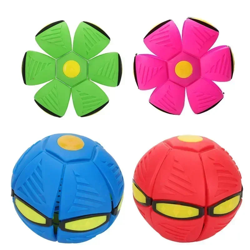 Magic UFO Flying Saucer Deformation Ball Toy for Dogs