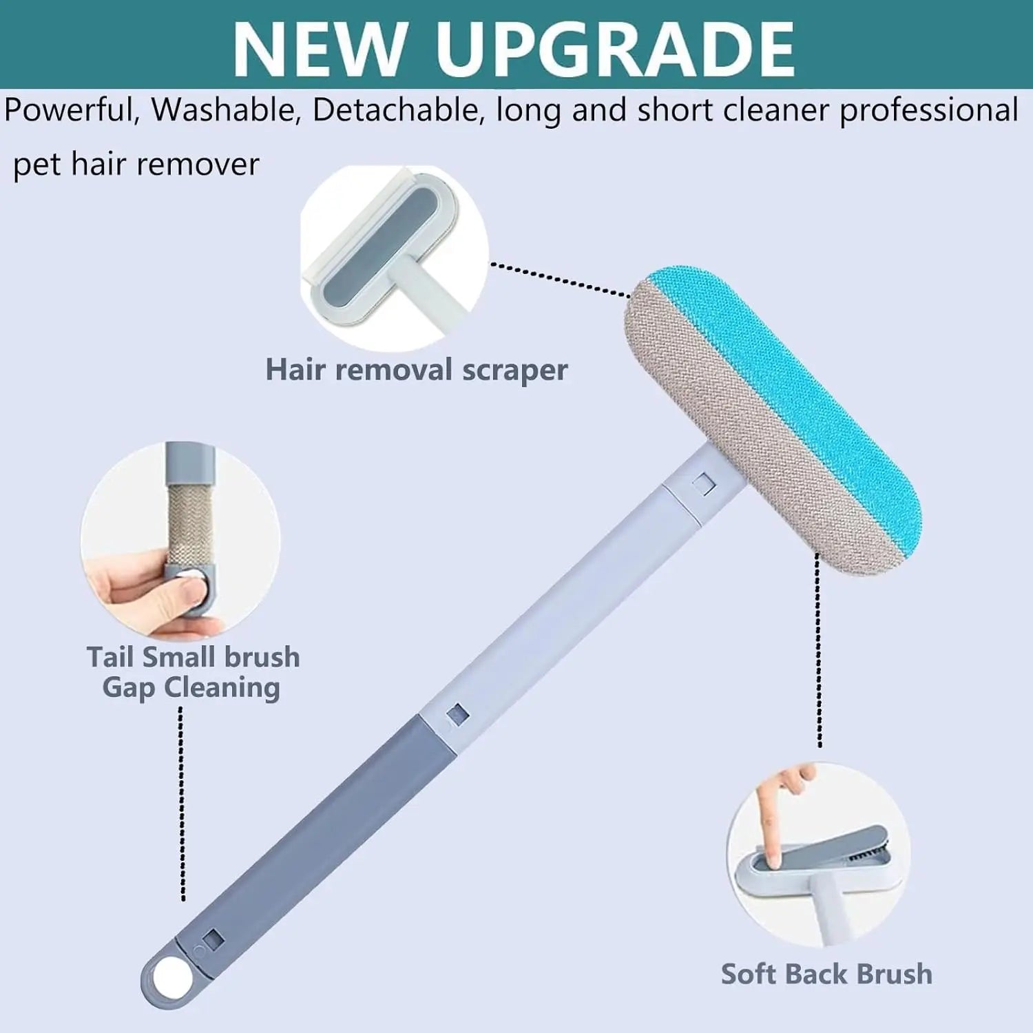 Soft Silicone Pet Bath Brush Massage Grooming Tool for Dogs Cats