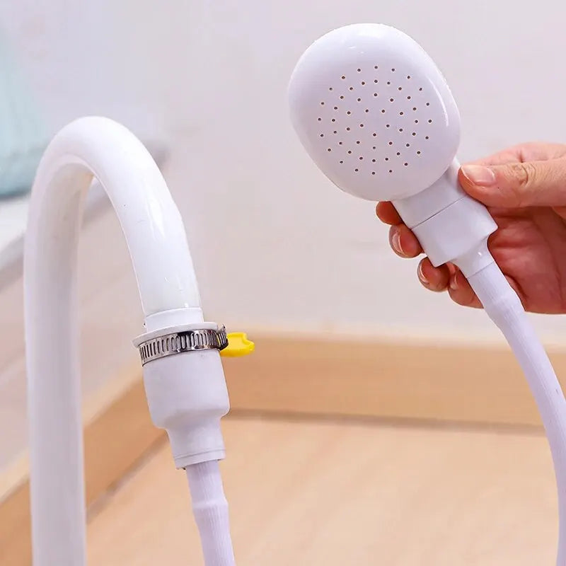 Pet Dog Bath Head Puppy Grooming Washing Sprayer Extra Long Tube Massage