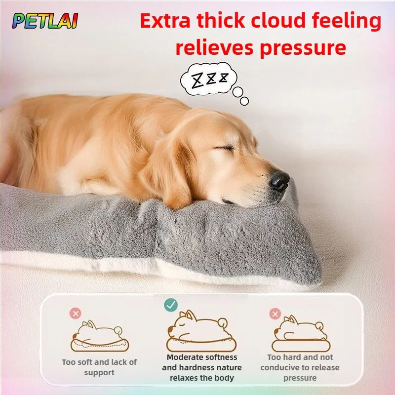 Large Winter Dog Sleeping Pad Double-Sided Warm Mat