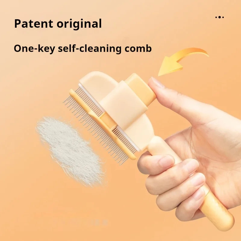 Long Hair Dog Cat Grooming Care Comb Bath Brush