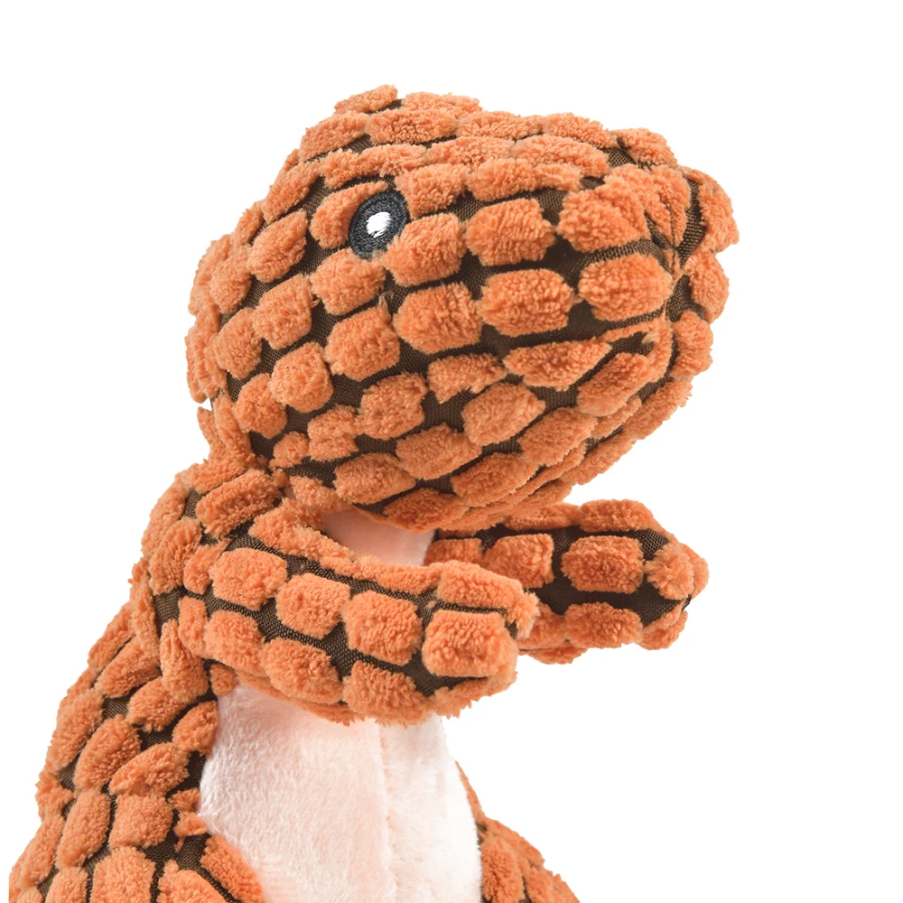 Plush Dinosaur Chew Toy for Dogs & Cats | PawJoyKwT