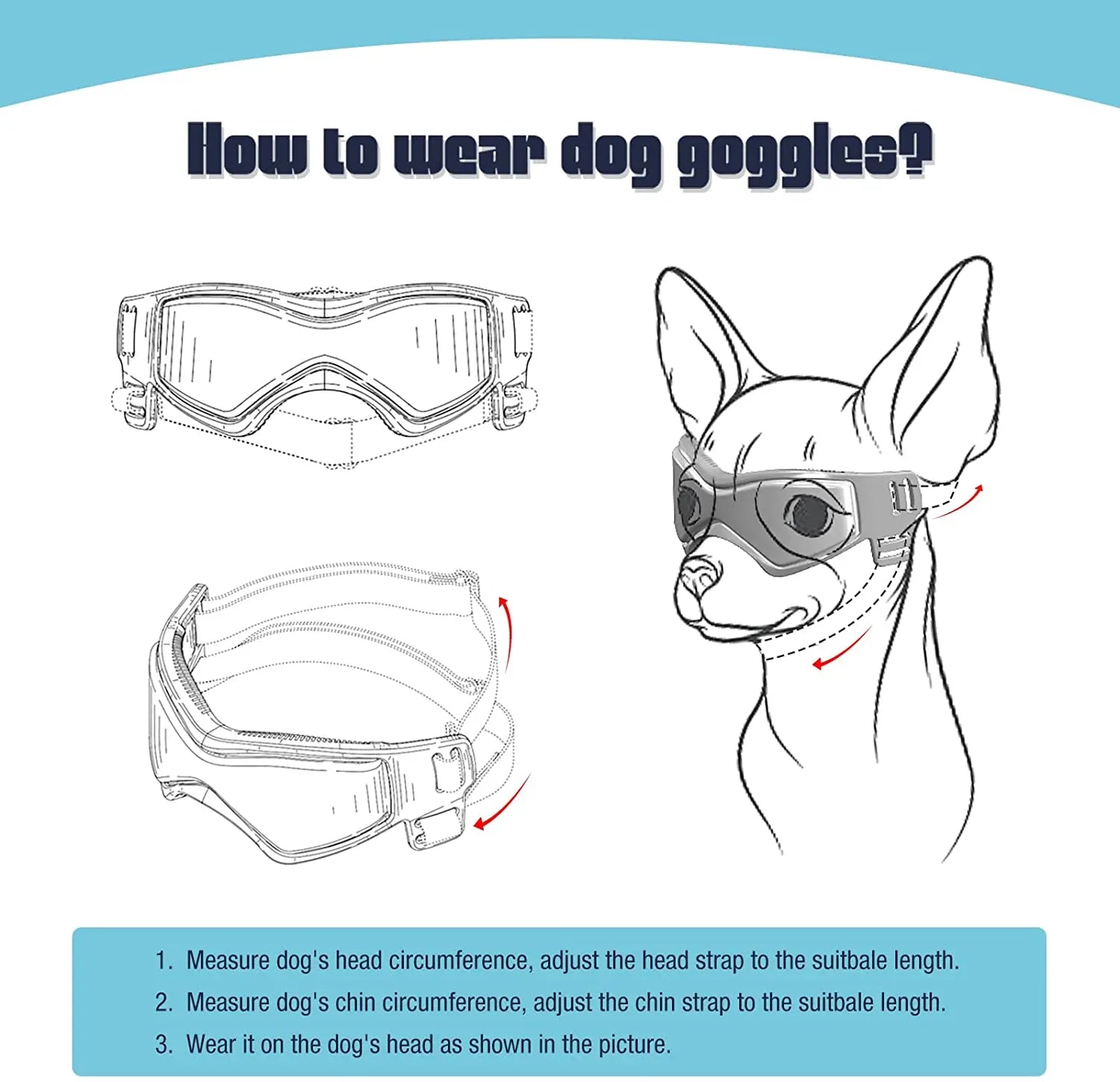 UV Protection Sunglasses for Small & Medium Dogs