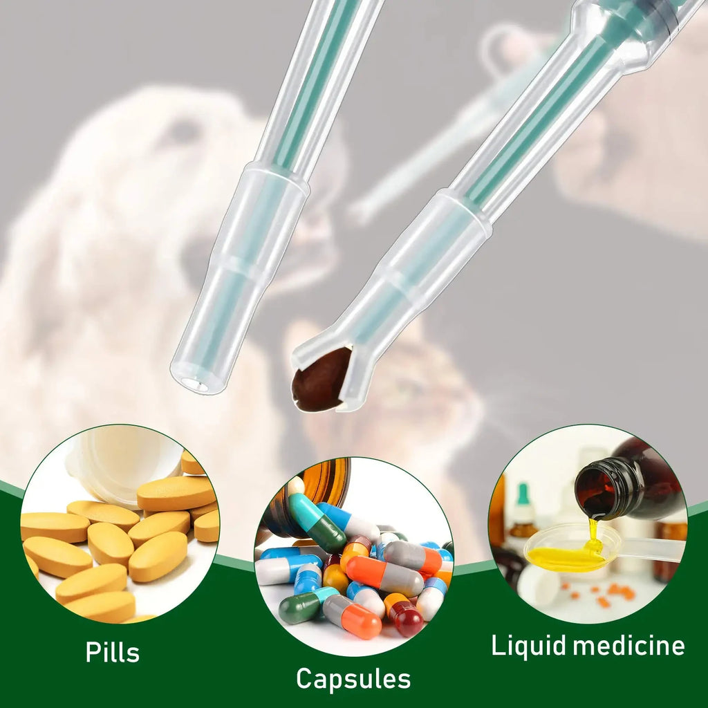 Pet Pill Dispenser Stick for Cats & Dogs Medication Feeder