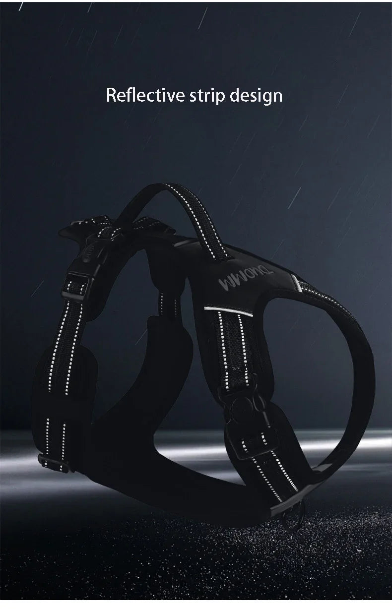 Dog Harness Leash Set Star Print Cute Adjustable No Pull Vest Small Medium Puppy