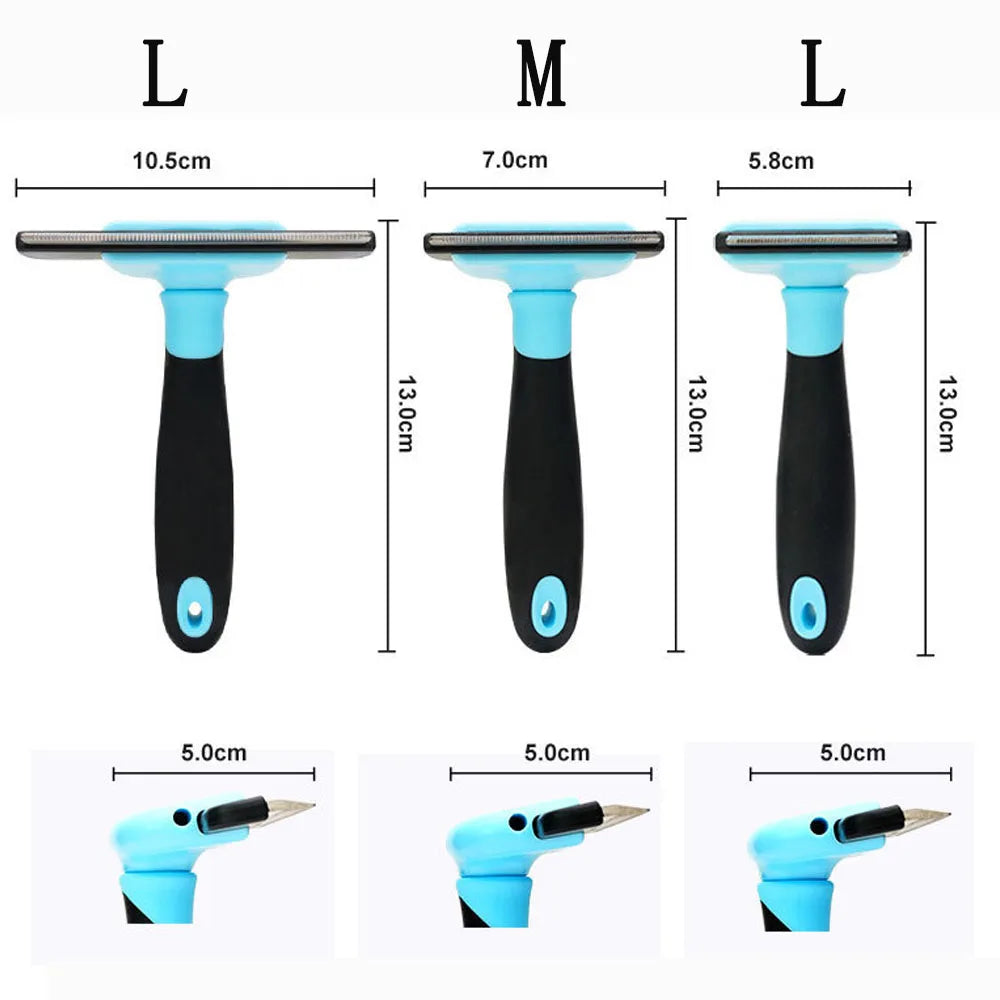 Pet Hair Remover Grooming Brush for Small Large Dogs Cats