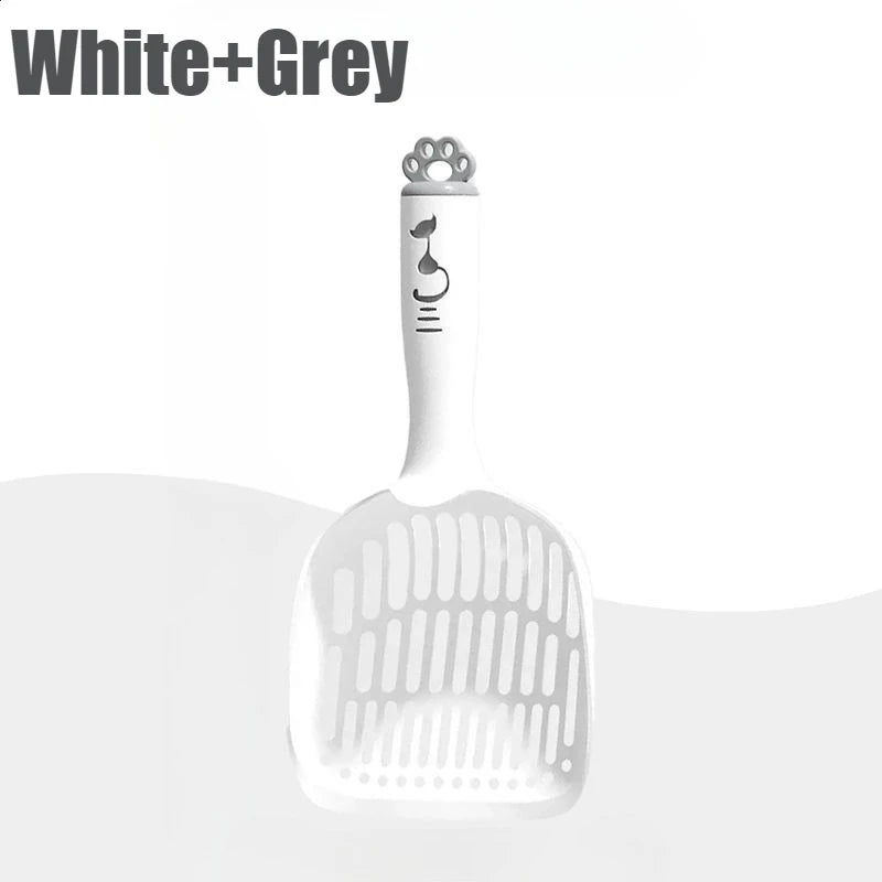 Cat Litter Shovel Grid Urine Sifter Long Handle Cleaning Tool