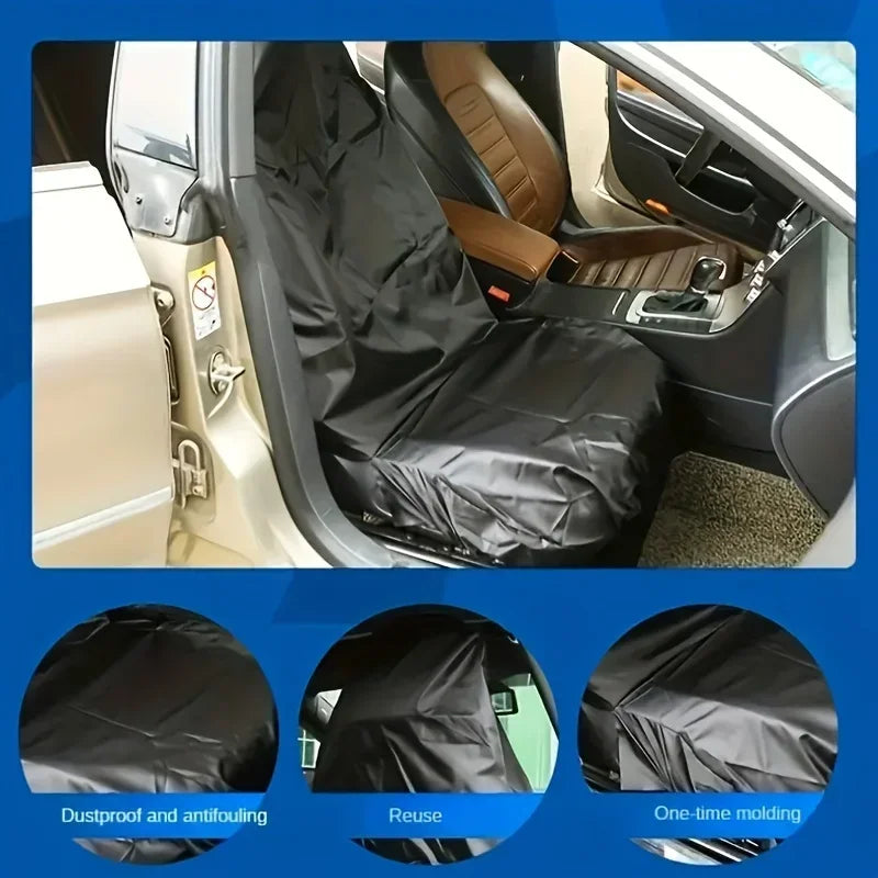 Pet Car Seat Protector Universal Heavy Duty Fabric Cover Travel Rides