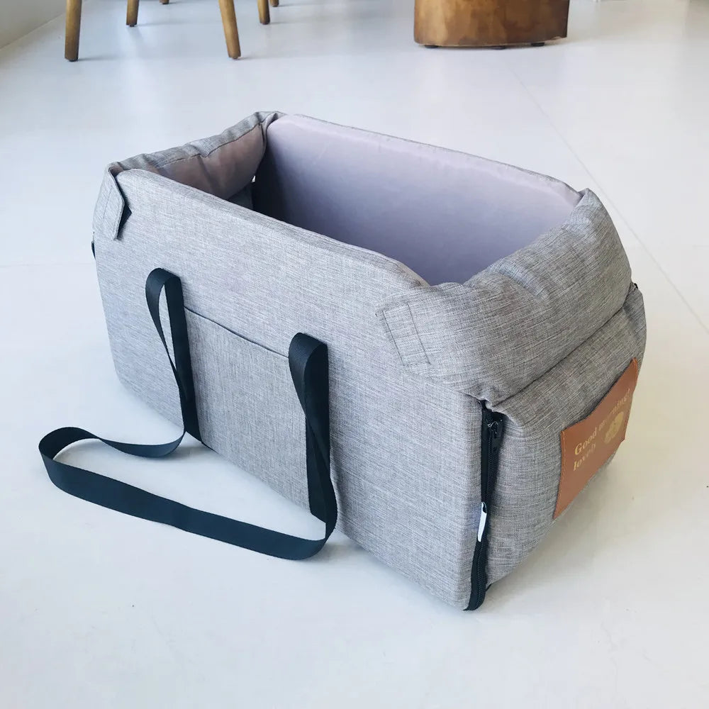 Dog Car Seat Bed Central Portable Carrier for Small Pets