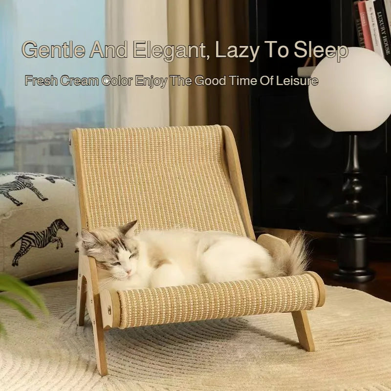Extra Large Sisal Cat Scratcher Sofa - Claw Grinder