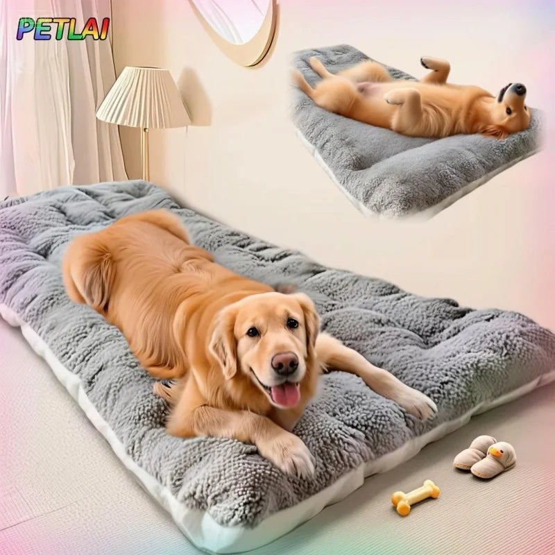 Large Winter Dog Sleeping Pad Double-Sided Warm Mat