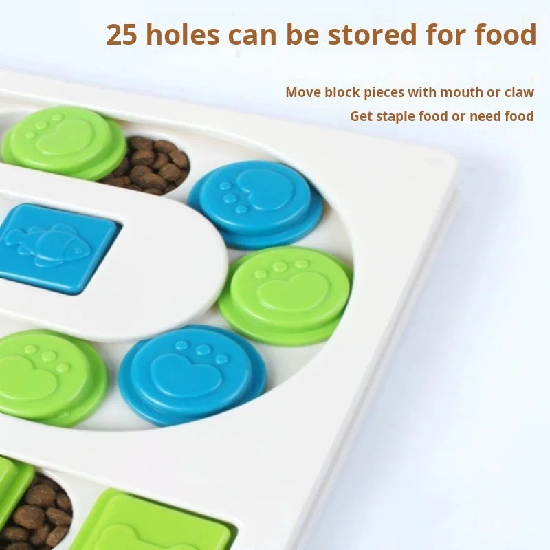 Dog Puzzle Slow Feeder IQ Training Toy