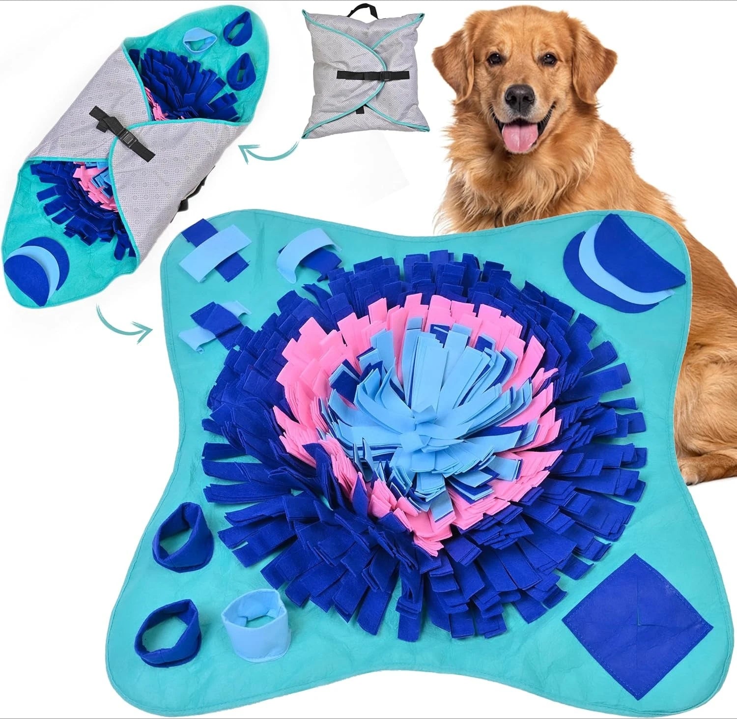 Interactive Pet Snuffle Mat for Dogs Natural Foraging Skills