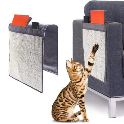 Sisal Cat Scratcher Mat for Sofa - Durable Furniture Protector Pad