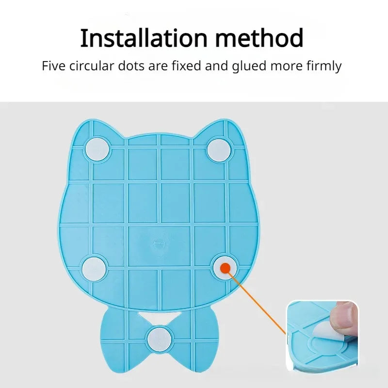 Cat Scratching Board with Self-Grooming Brush & Massage Comb