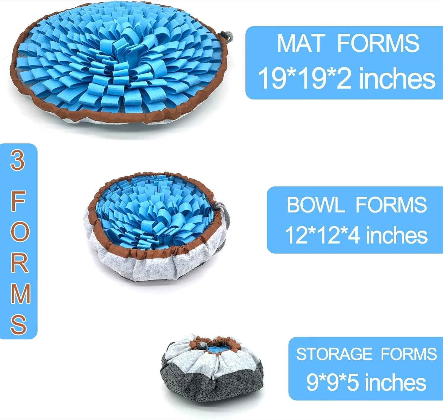 Interactive Pet Snuffle Mat for Dogs Natural Foraging Skills
