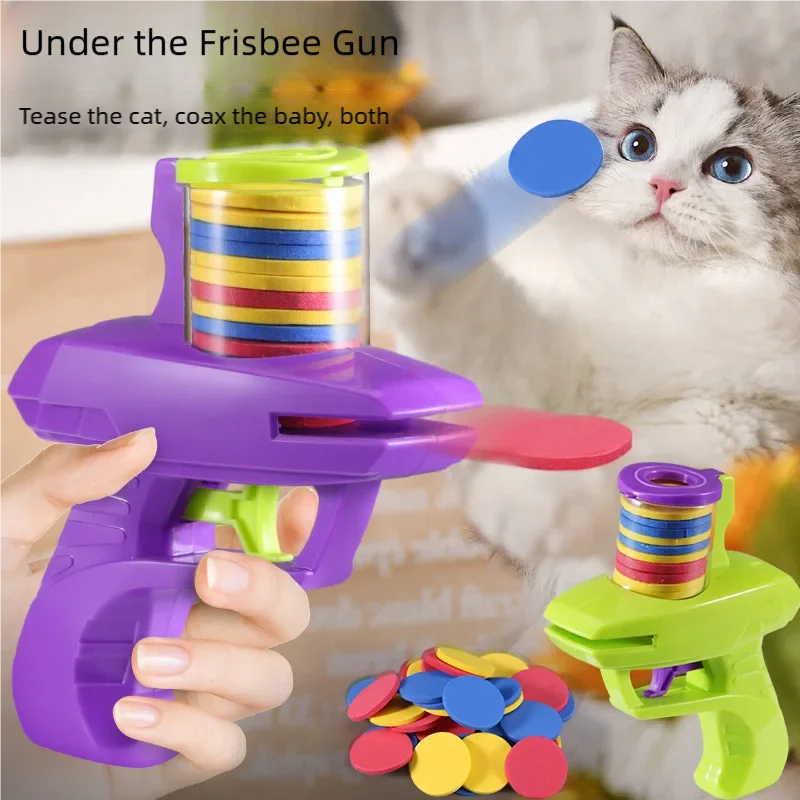 Flying Disc Launcher Toy for Cats & Dogs | PawJoyKwT