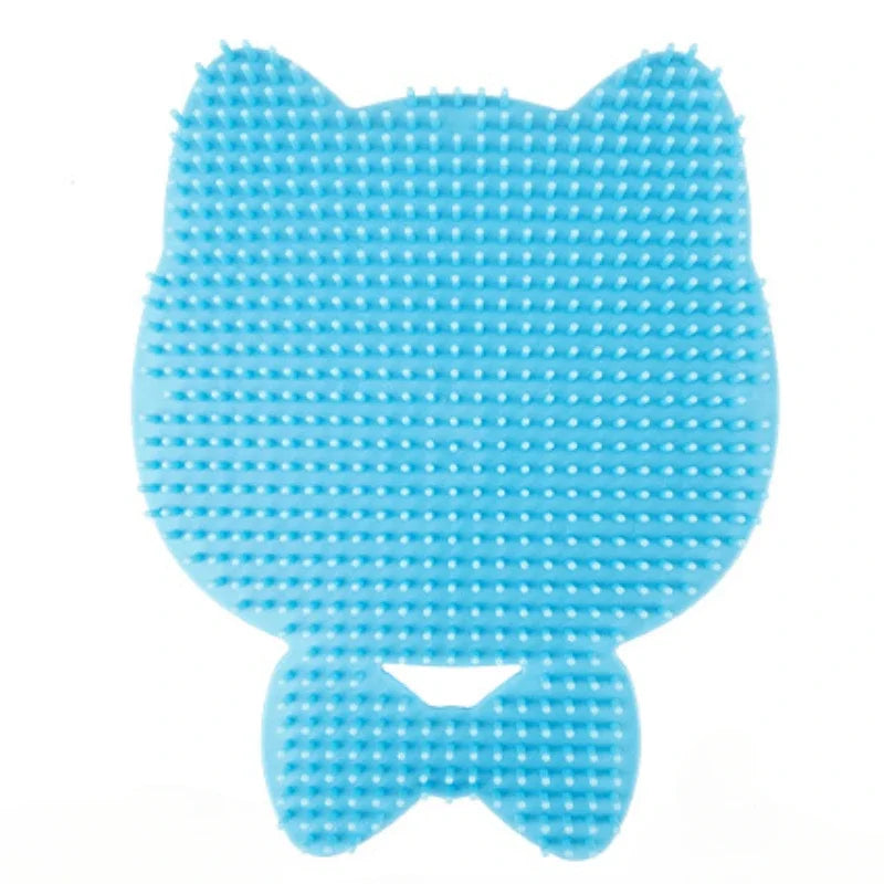 Cat Scratching Board with Self-Grooming Brush & Massage Comb