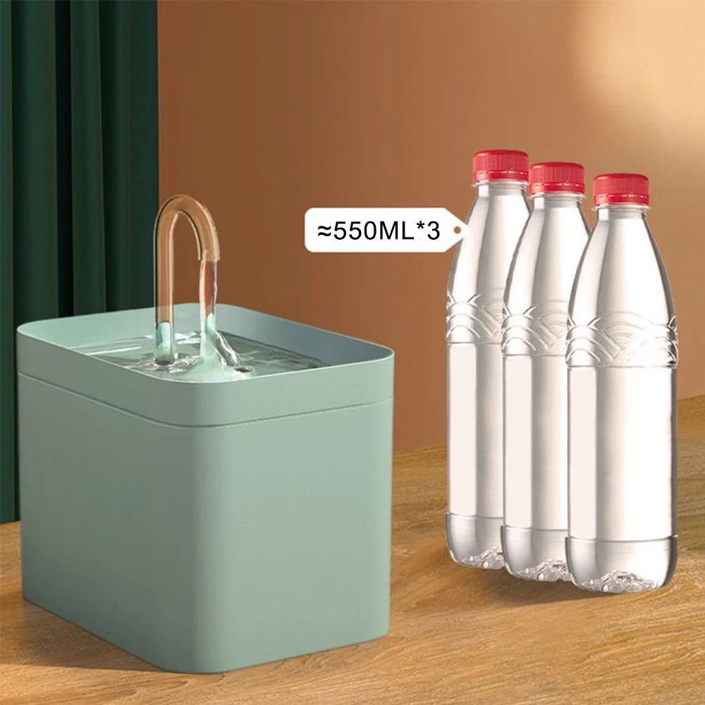 PawJoy 1.5L Mute Fountain | Silent Cat Water Fountain USA