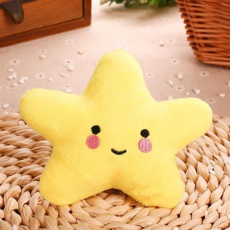 Cute Squeaky Plush Pentagram Toy for Dogs and Cats