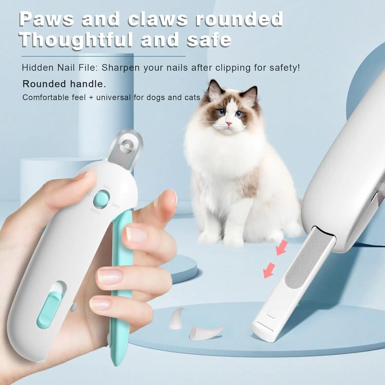 Adjustable Hole Pet Nail Trimmer for Small Large Dogs