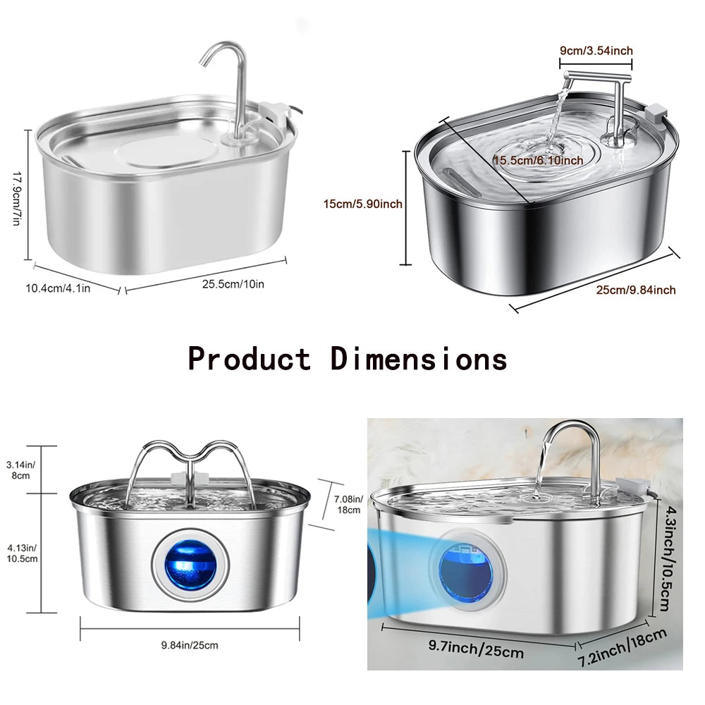 2L Silent Pet Dispenser