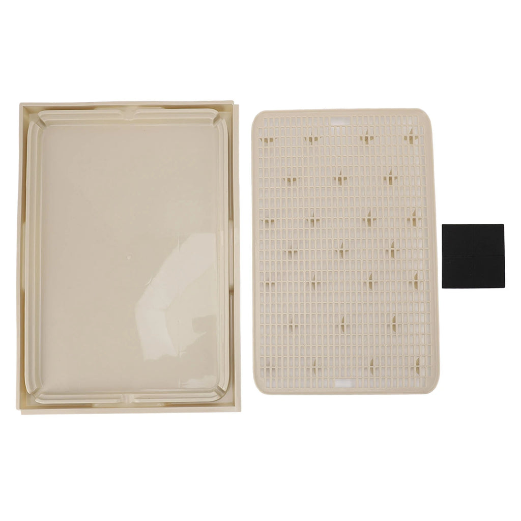 Kitty Litter Mat Spacious Double Layer Washable Anti-Slip