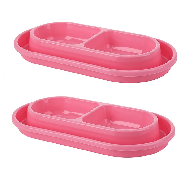 15-Degree Slanted Anti-Ant Non-Slip Pet Feeder Bowl Cats Dogs